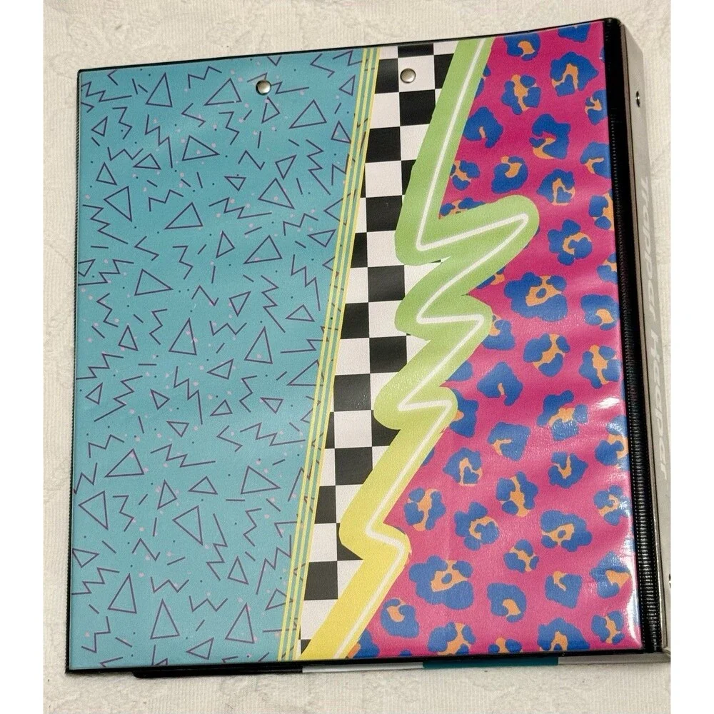 NWT Mead Original Trapper Keeper Retro 80s 90s Binder Memphis Back to School